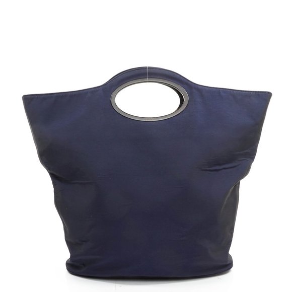 Auth Gucci Hand Bag Navy Blue Nylon #8276G52 - Picture 6 of 15